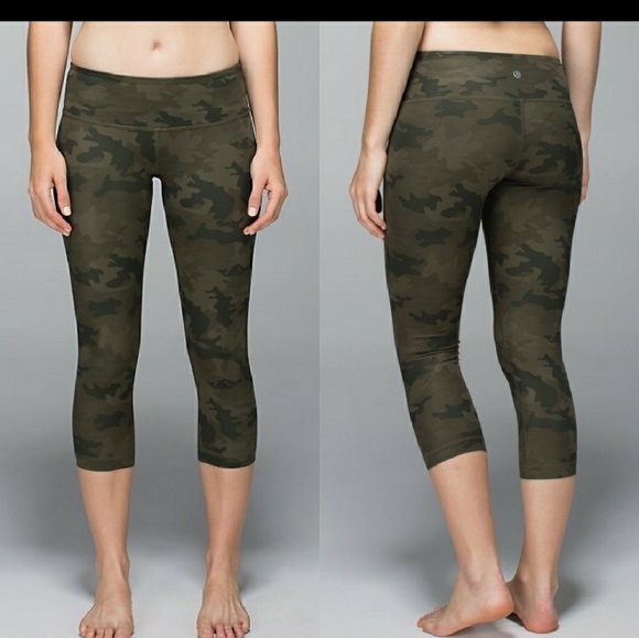 Lululemon camo capri leggings Clearance